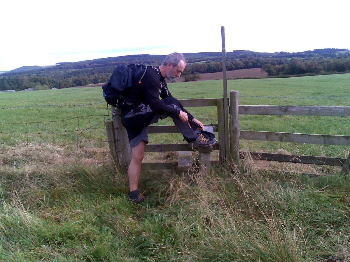 Actually I say that but I might be putting them on, but I doubt it.  I'd need to double check the photos prior to this one.