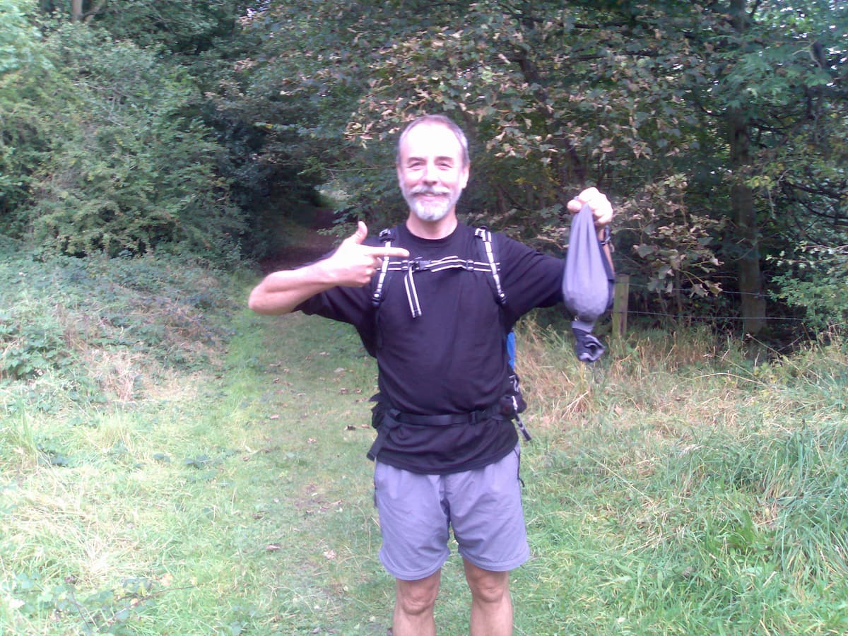 We'd spotted several people picking a dark blue-black berry from the hedges and they said they were sloes.  Quick as a flash I zipped off my trouser legs, tied a knot in the bottom, and filled them with nature's bounty.<p>Once home we followed a recipe downloaded from the Internet (buy 2 litres of Gin, drink one...) and had a most happy xmas helped by homemade Sloe Gin.