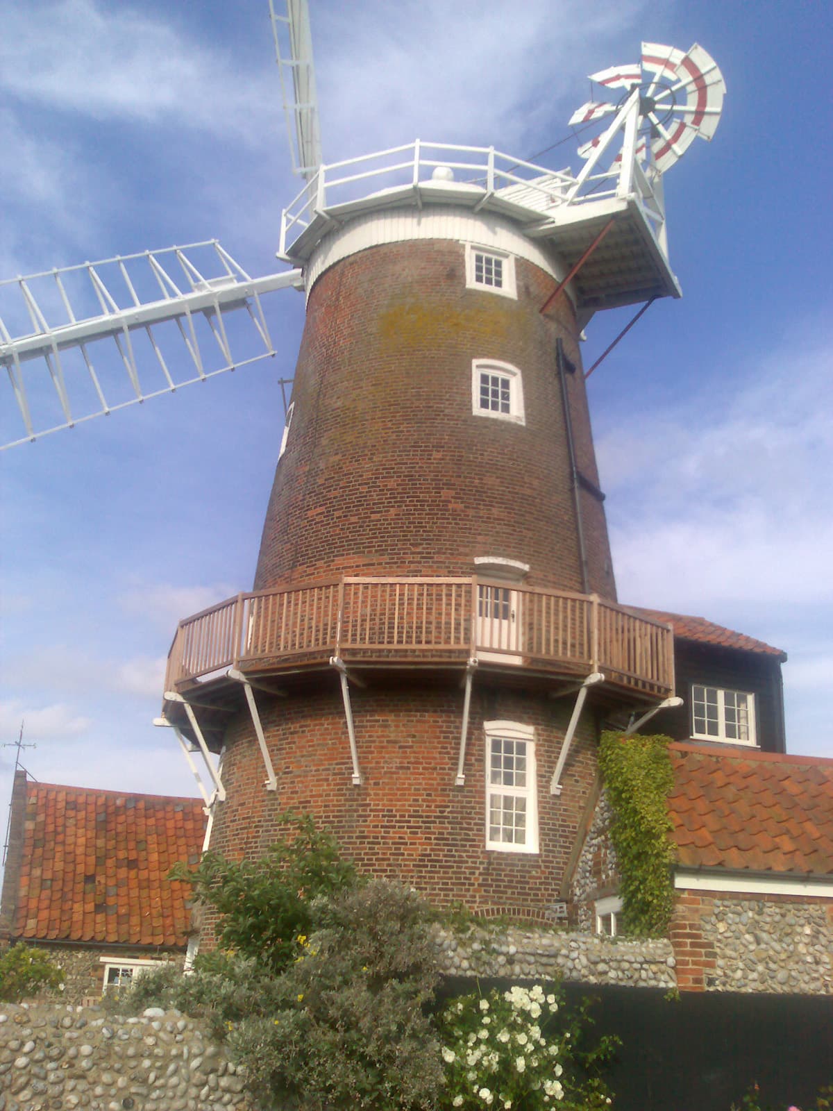 This is the windmill at Cley Next The Sea, you can stay here, and eat, and get married it seems.