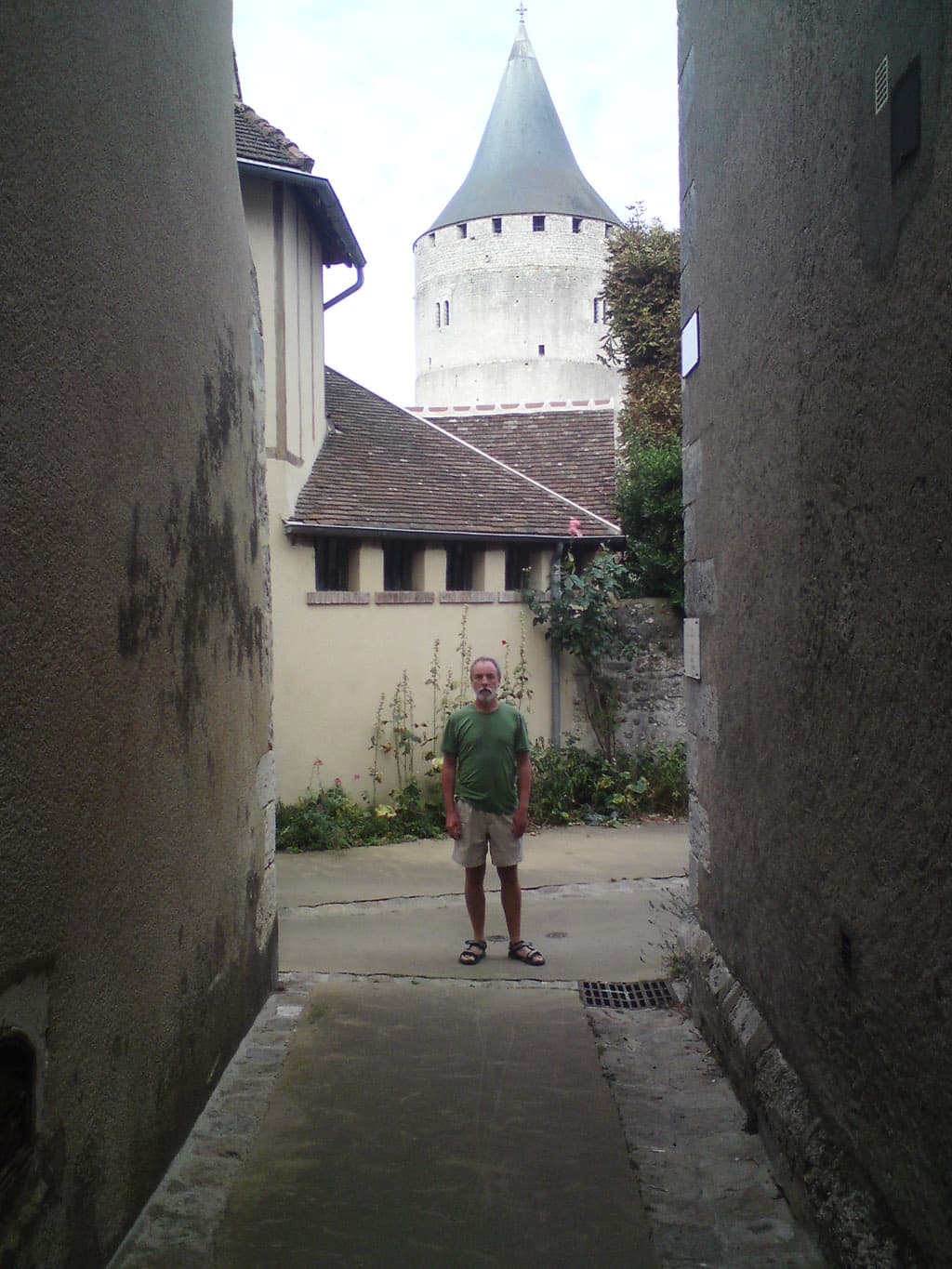 We walked up the castle stairs and found ourselves in the very old part of town.