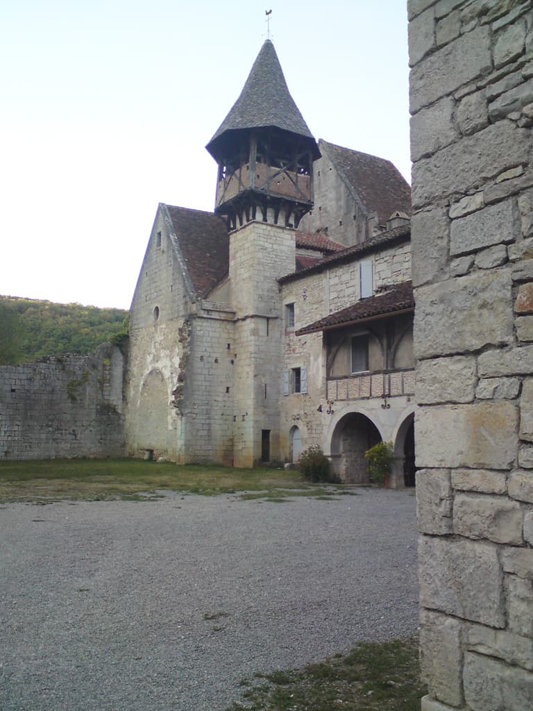 And what's this?  The back of the ancient priory where, apparently we were going to have dinner.