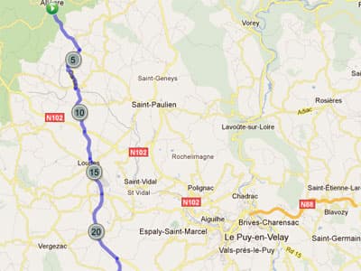 Allègre to La Bastide Puylaurent