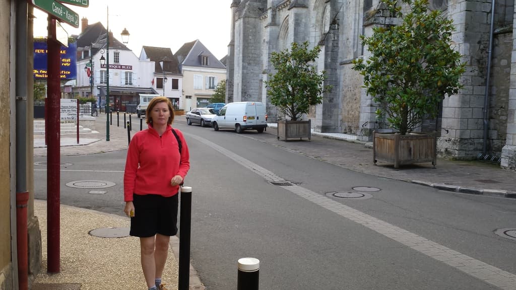 Strolling around just after 6am, we're off to buy croissants and get our first french coffee of the day.