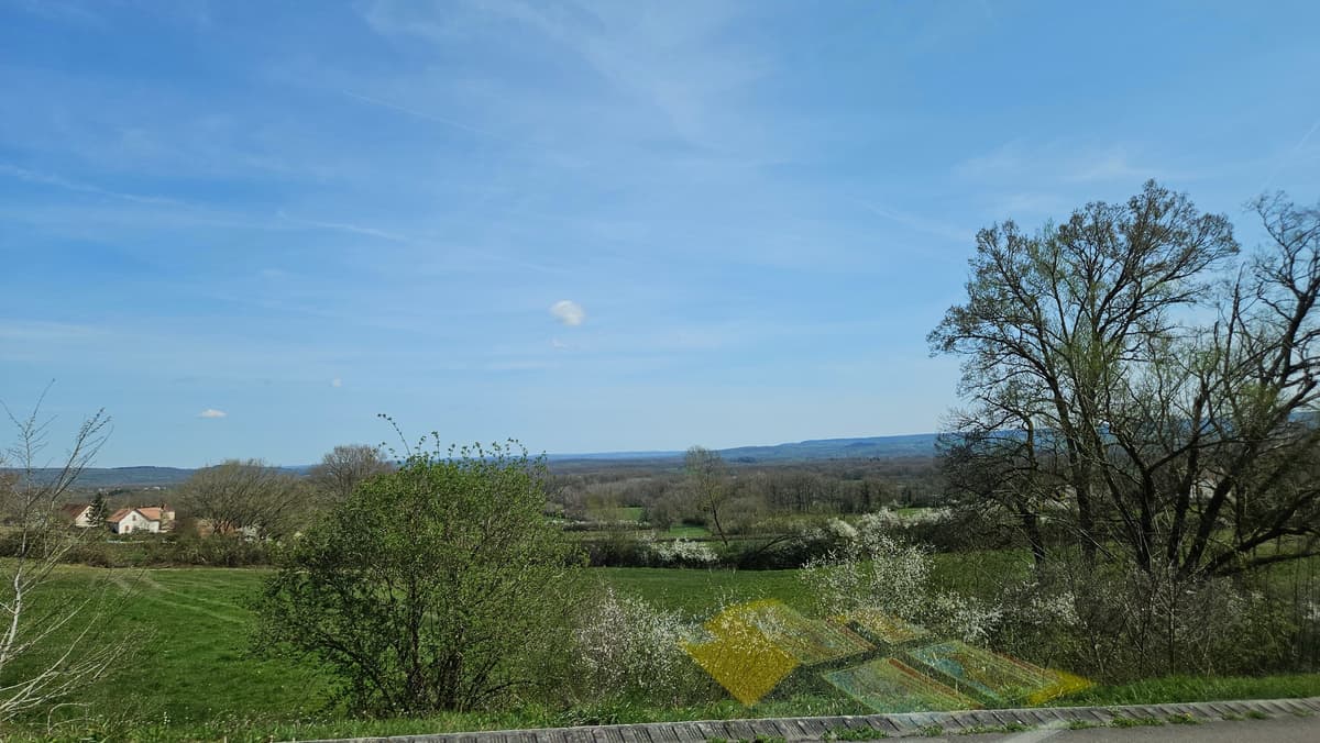 Rolling towards Cluny in the Borgogne