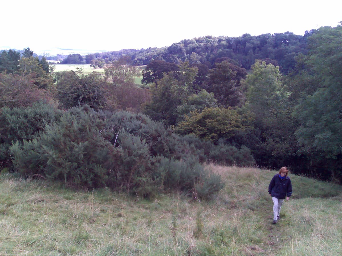 Having left the river we headed up towards Kellah, this was the first ascent of the day.  In fact it was nice to get to the higher ground, the views were expansive.