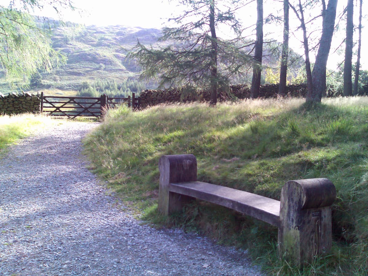 The benches around Blea Tarn have got to be some of the most beautiful in Lakeland.